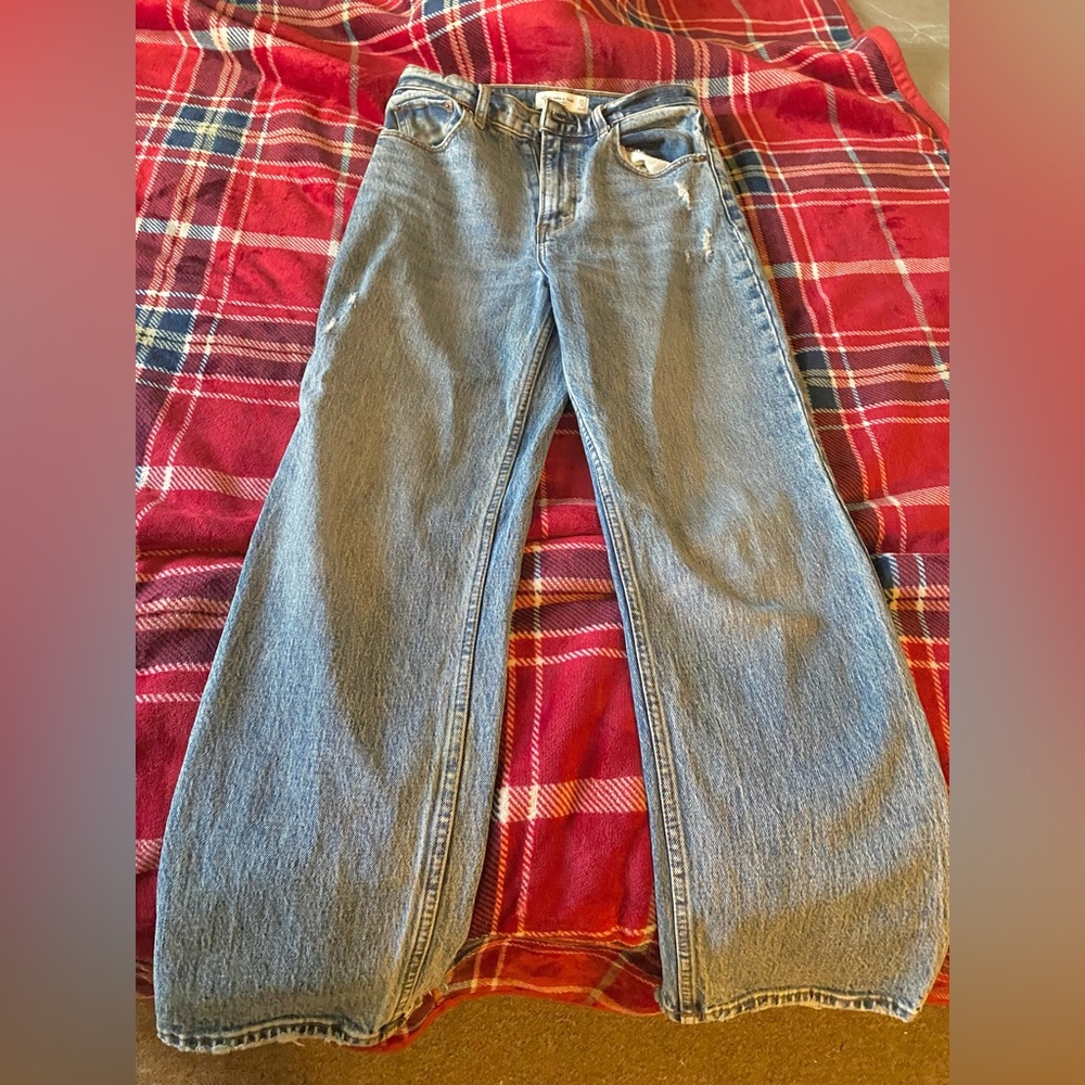 Abercrombie & Fitch 90s High Rise Straight Jeans Size 4 Short